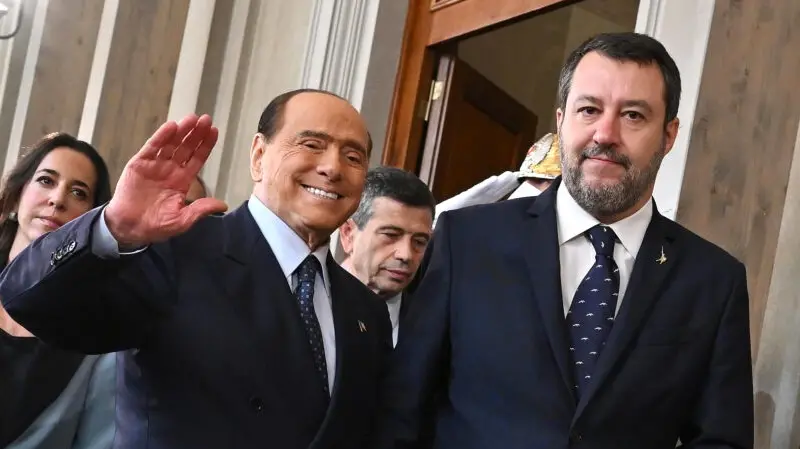 Silvio Berlusconi e Matteo Salvini ad ottobre 2022