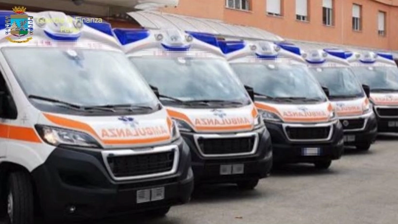 Pavia, caporalato nei trasporti in ambulanza (Frame video Gdf)