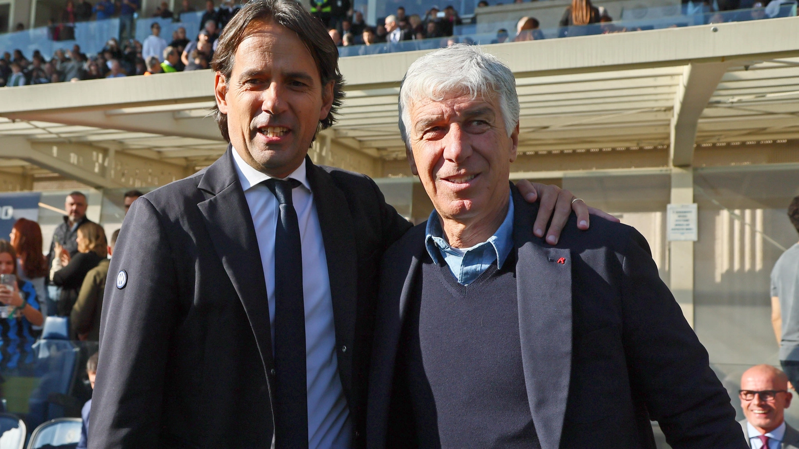 Simone Inzaghi e Gian Piero Gasperini Simone Inzaghi e Gian Piero Gasperini