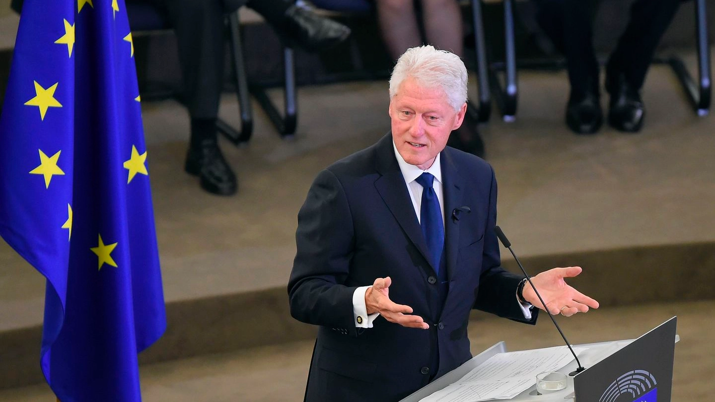 Bill Clinton in un intervento pubblico