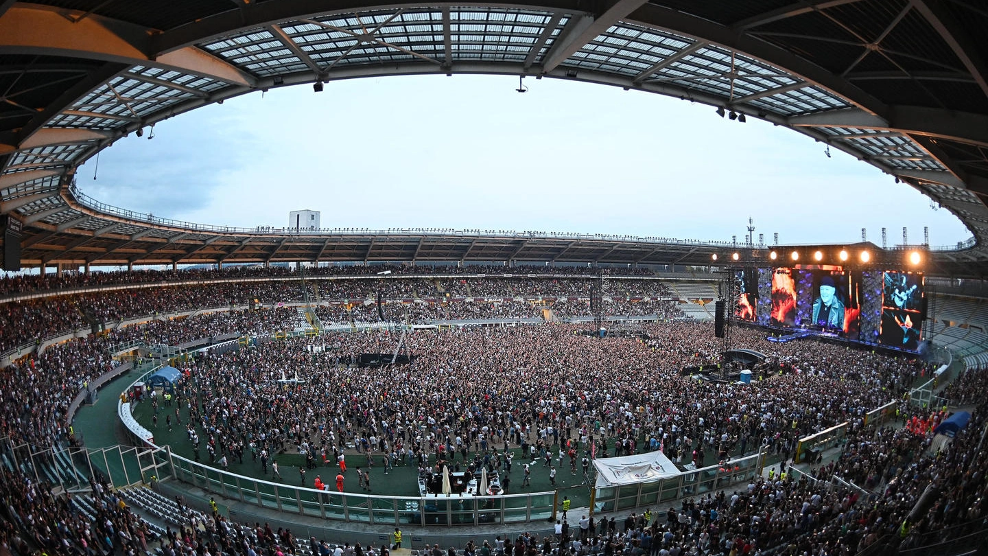 Il concerto di Vasco Rossi allo stadio Olimpico Grande Torino