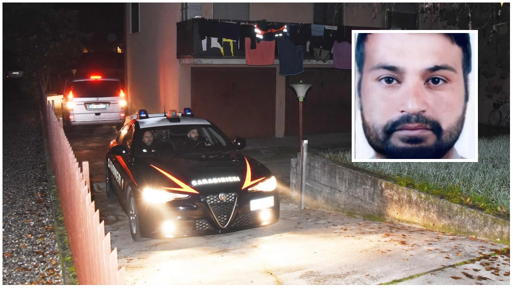 Covo, carabinieri nel luogo dell'omicidio e nel riquadro Ahmad Sajid la vittima 29enne