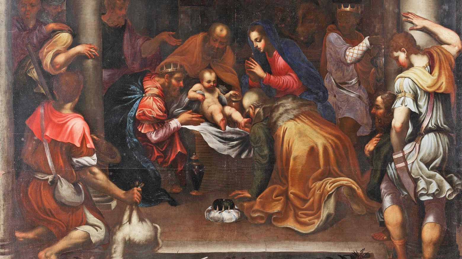 Giulio Campi, Adorazione dei Re Magi e dei pastori, 1600-1625 ca (Foto Palazzo Ducale Mantova)