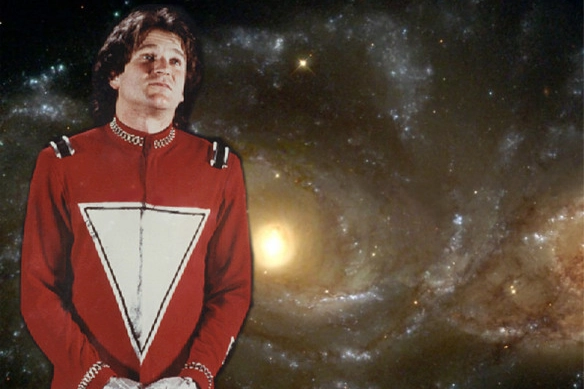 Robin Williams, alieno in "Mork & Mindy"