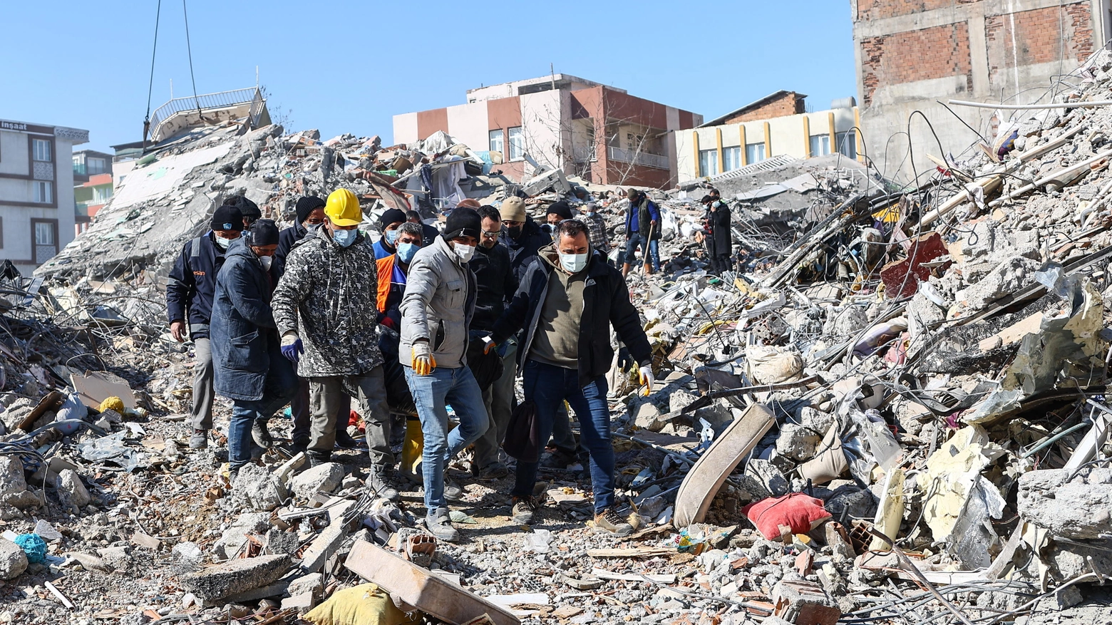 La devastazione del terremoto in Turchia