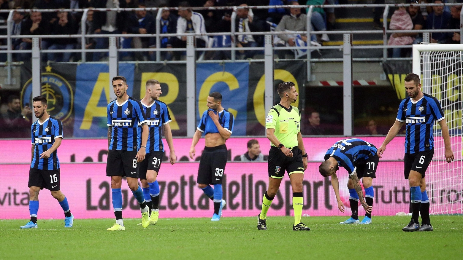 Inter sconfitta dalla Juventus a San Siro (Ansa)