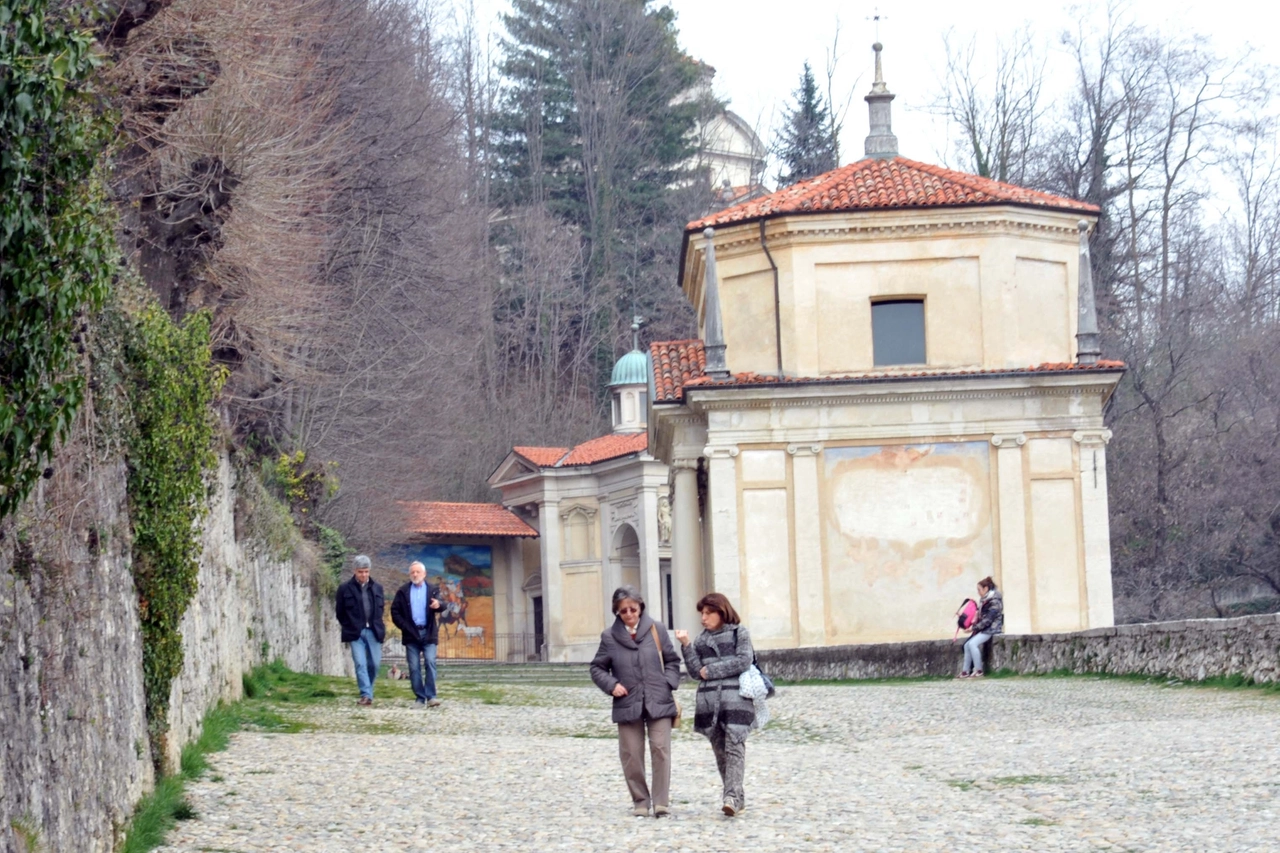 La via delle Cappelle al Sacro Monte
