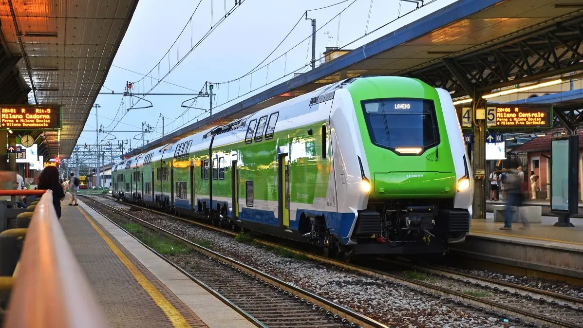 Uno dei nuovi convogli Caravaggio di Trenord