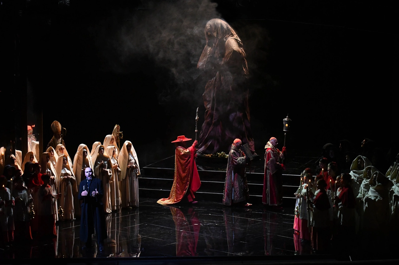 Una scena di Tosca