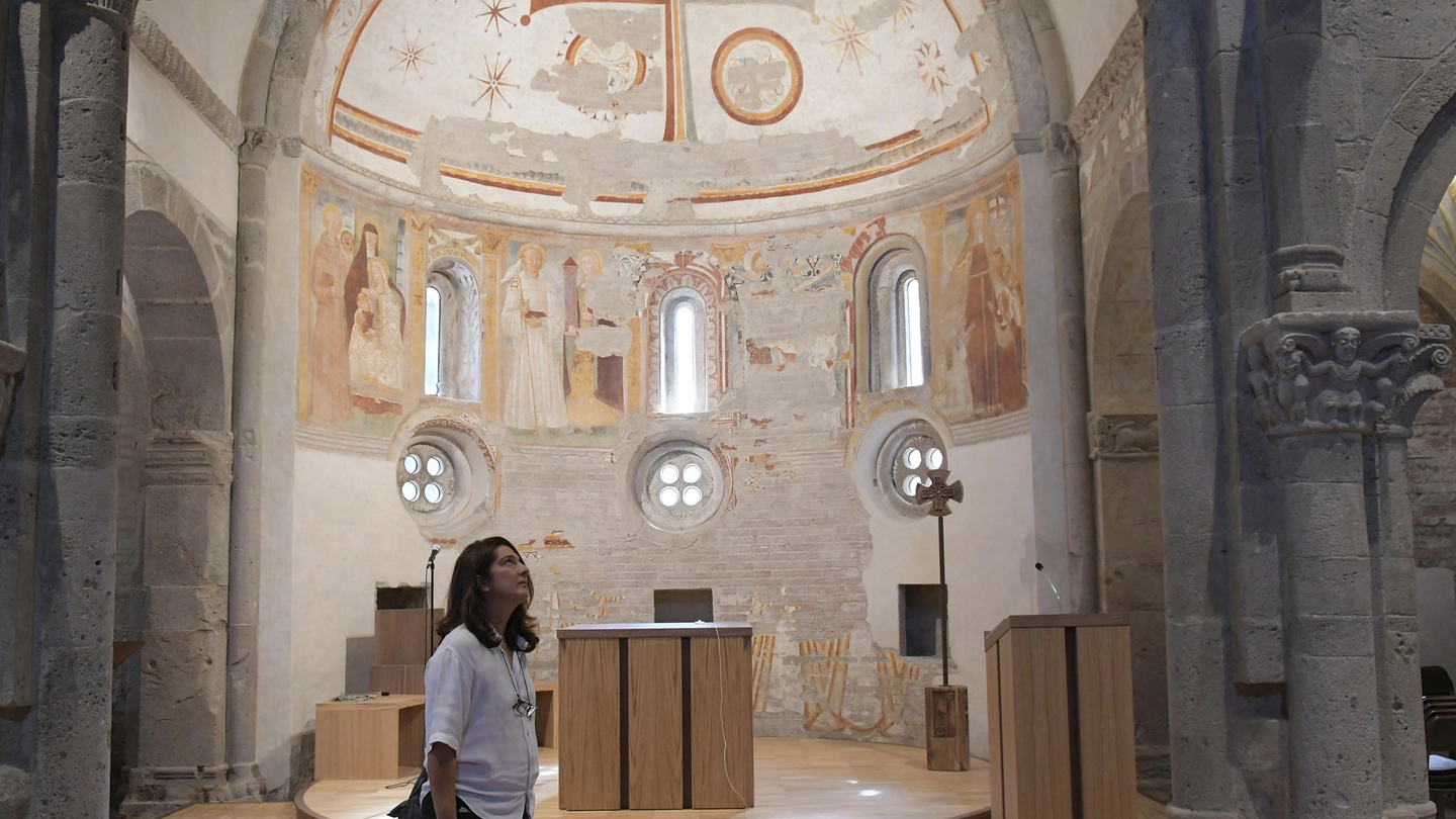 Finito l'intervento di restauro nella chiesetta di San Colombano