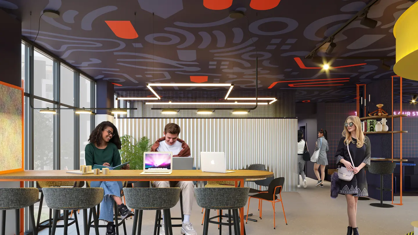 Un rendering di Campus X, la struttura per studenti che aprirà nel 2024