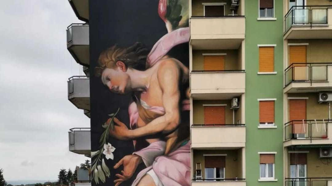 L’Annunciazione di Ravo. Il murale più grande d’Italia