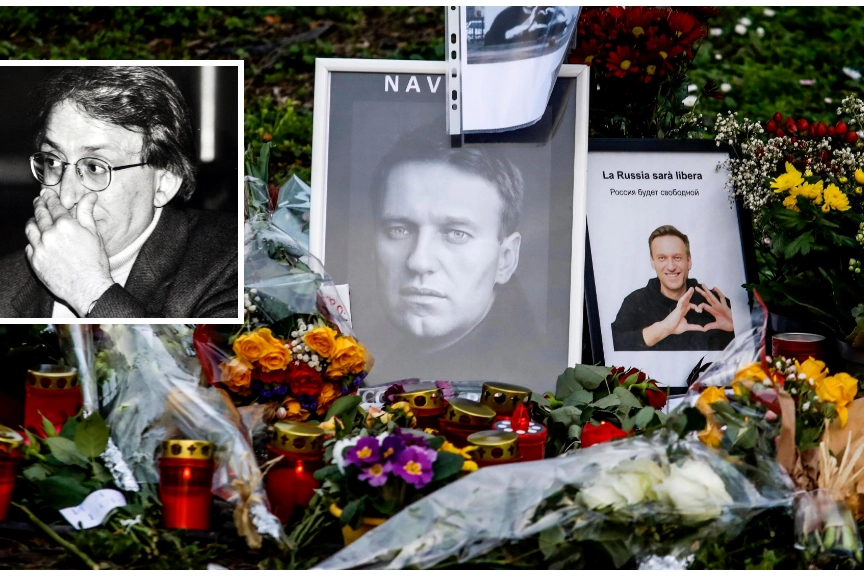 L'ex Br Alberto Franceschini presente alla commemorazione per Navalny a mIlano