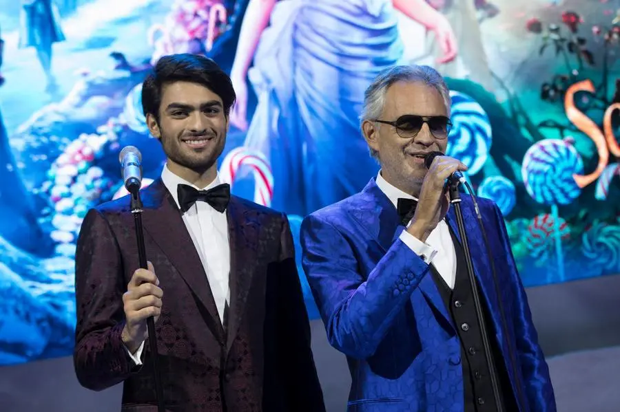 'Lo Schiaccianoci e i Quattro Regni', Andrea e Matteo Bocelli incantano Milano/ FOTO