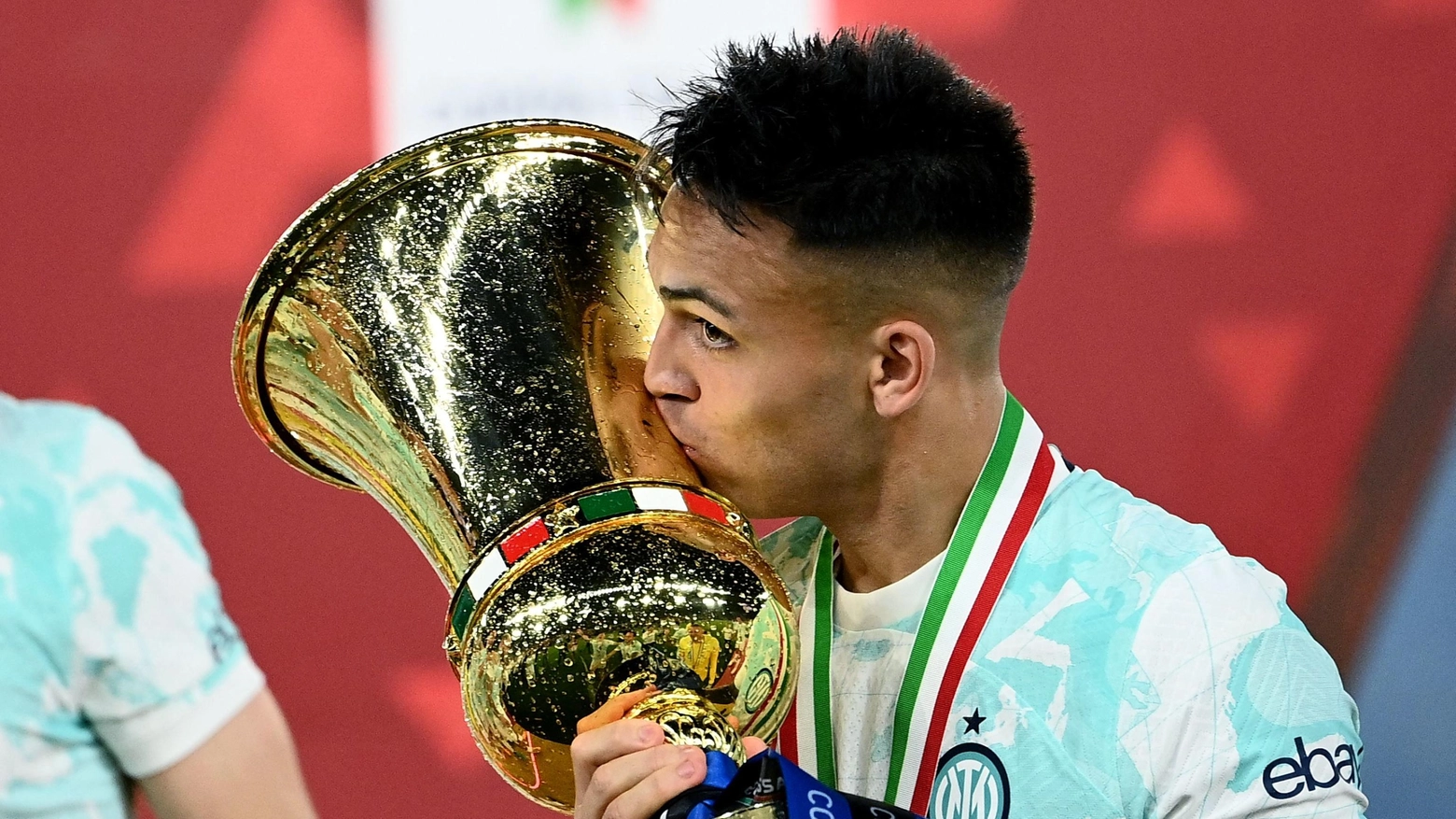 L'attaccante argentino dell'Inter, Lautaro Martinez L'attaccante argentino dell'Inter, Lautaro Martinez