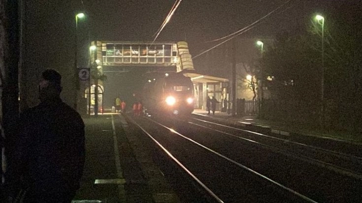 L'incidente nella serata di ieri alla stazione di Tradate