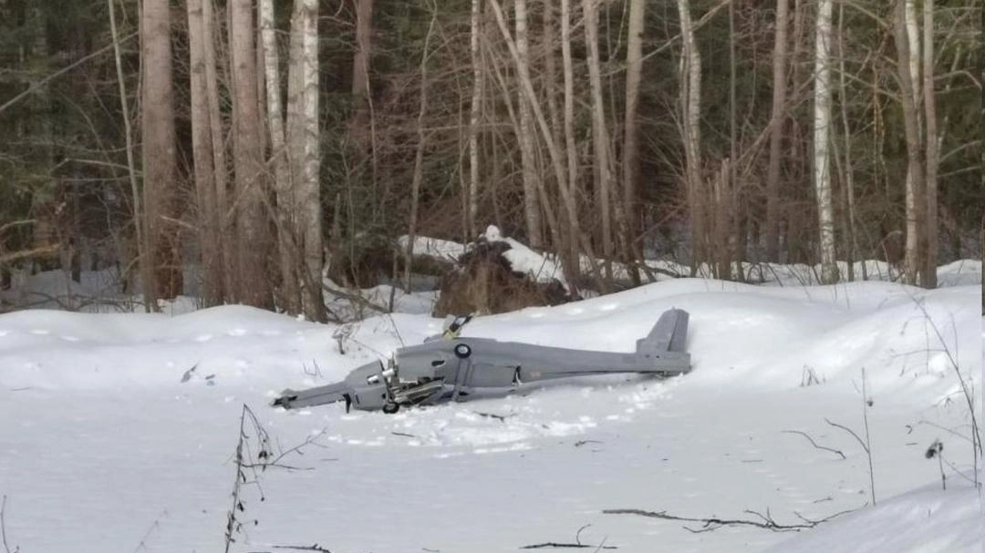 Un drone precipitato vicino a Kolomna, 100 km a sud-est di Mosca (Ansa