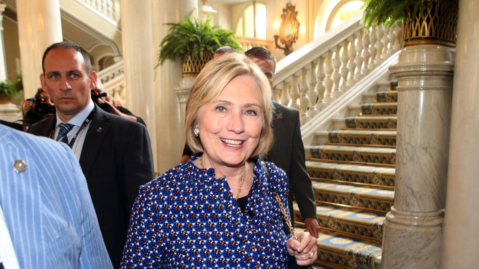 Hillary Rodham Clinton a Cernobbio (Ansa)