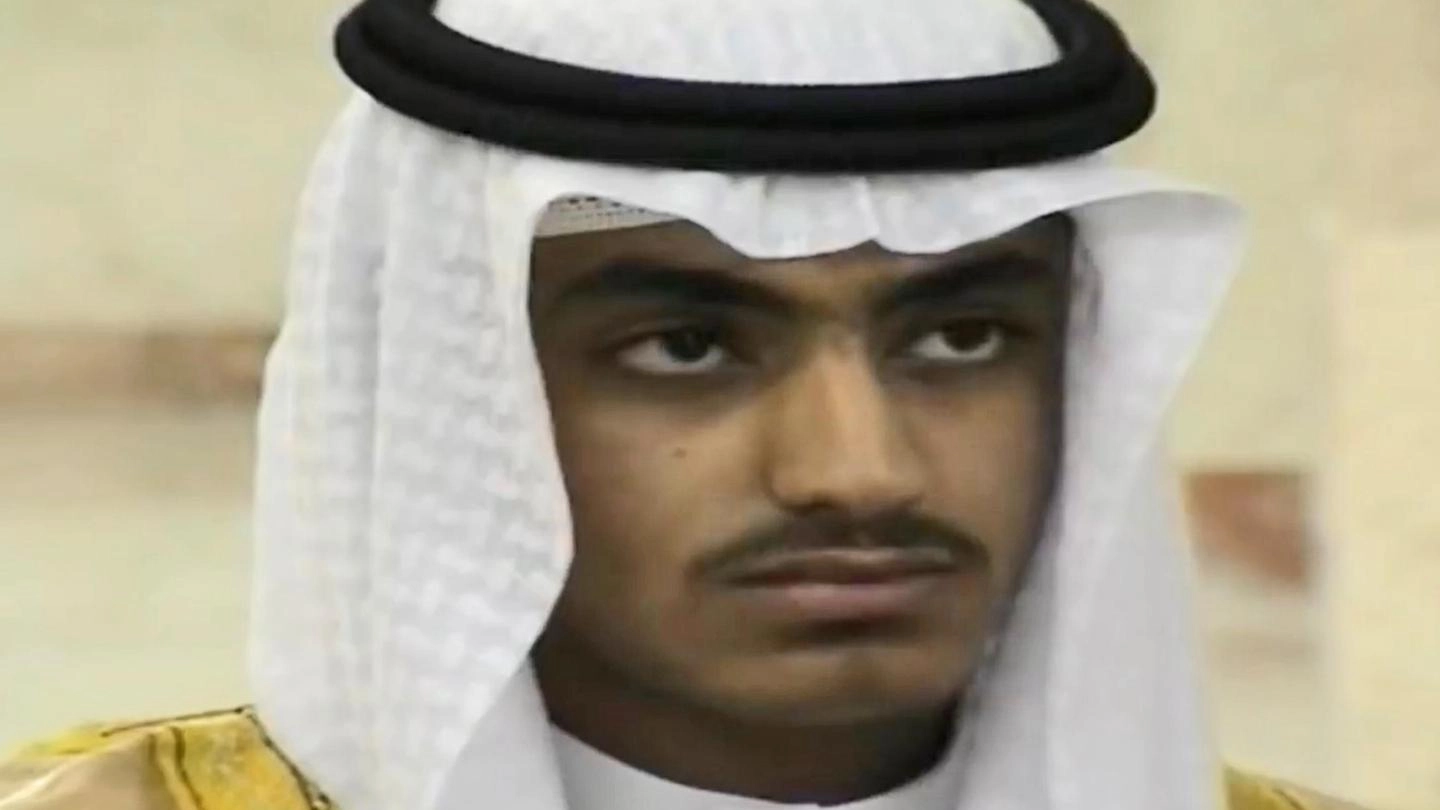 Hamza, figlio di Bin Laden (Ansa)