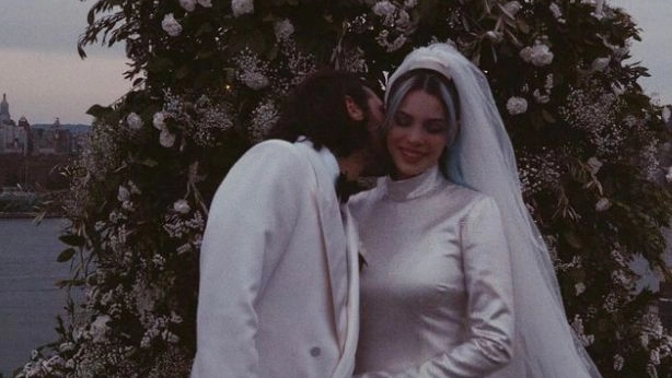Il matrimonio di Rose Villain e Andrea Ferrari, in arte SixPm (Foto Instagram)