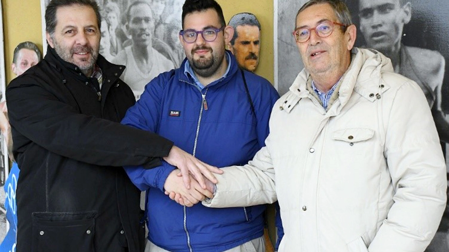 Da destra il presidente Giuseppe Gallo Stampino, Marco Ascari e Walter Brambilla