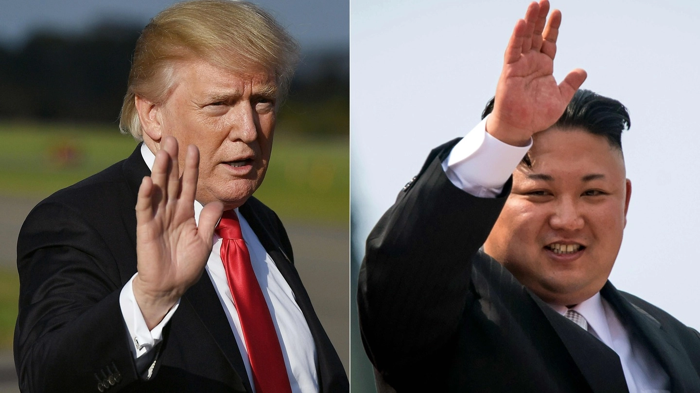 Combo: Donald Trump e Kim Jong Un (Afp)