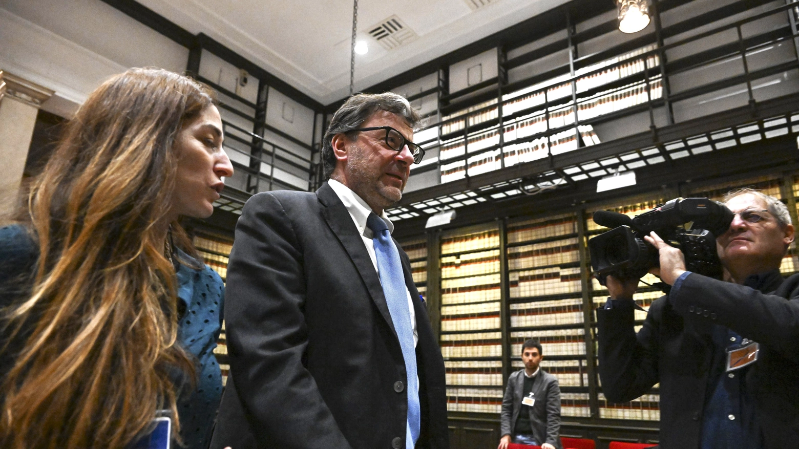 Il ministro dell'Economia e delle Finanze Giancarlo Giorgetti. 