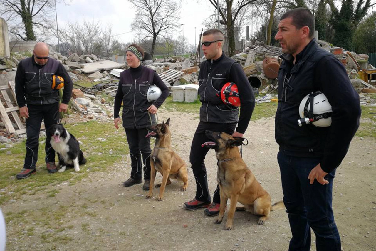 Alarico Sberlati e i suoi cani