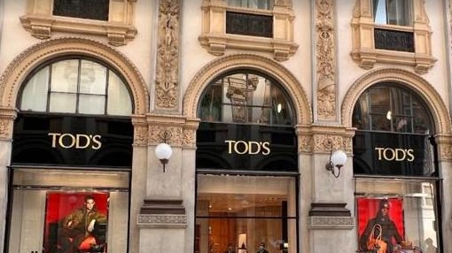Il negozio di Tod’s in Galleria Vittorio Emanuele