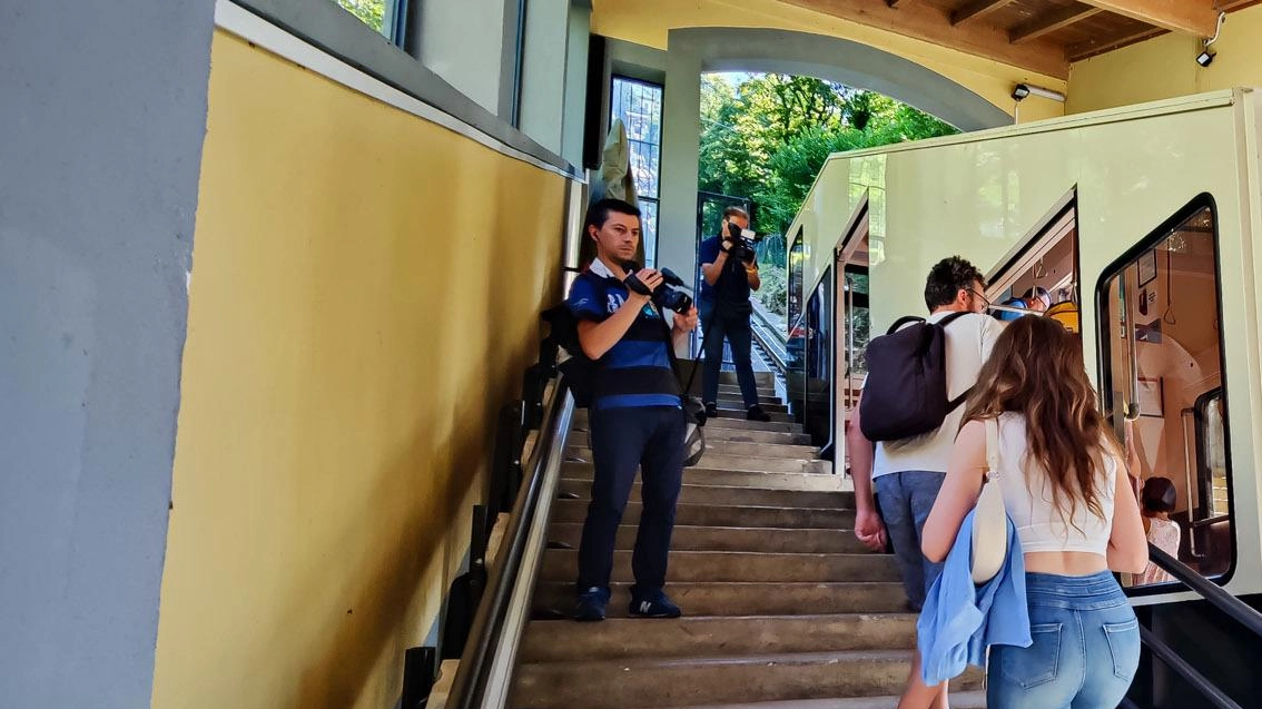 Funicolare, carica boom di mille di turisti Funicolare, carica boom di mille di turisti
