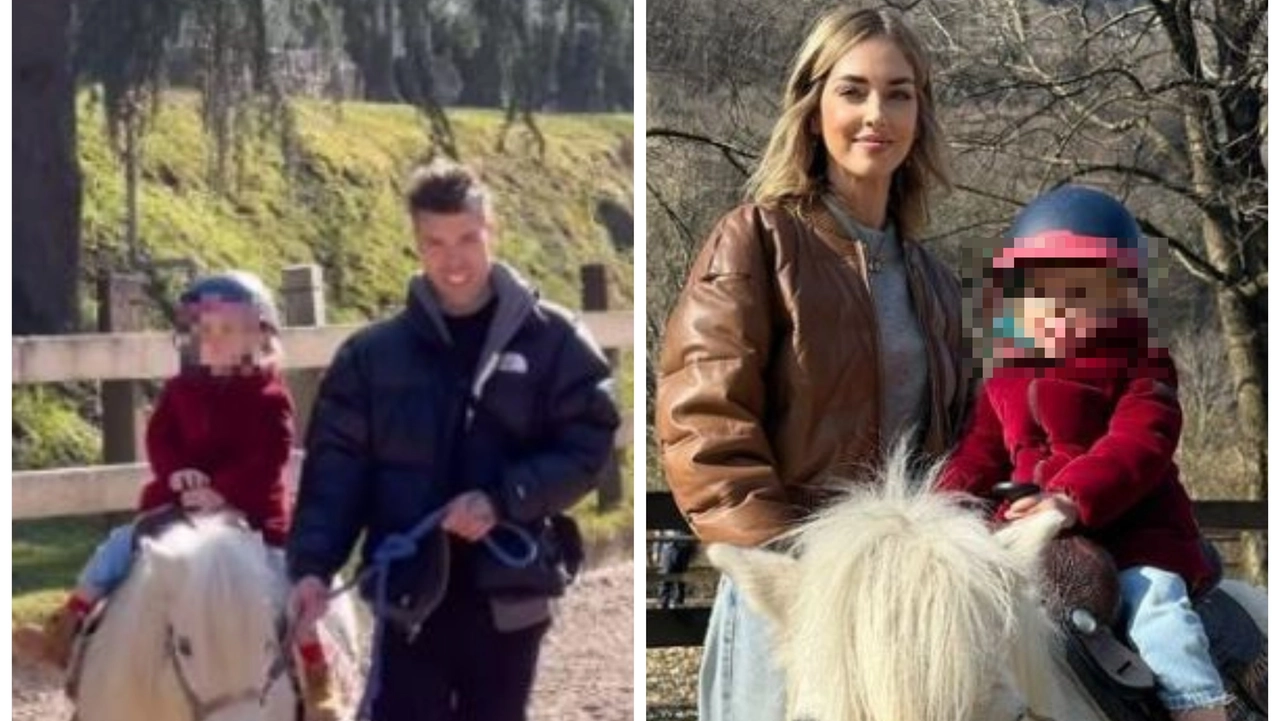 Fedez e Chiara Ferragni con la piccola Vittoria (Foto Instagram)