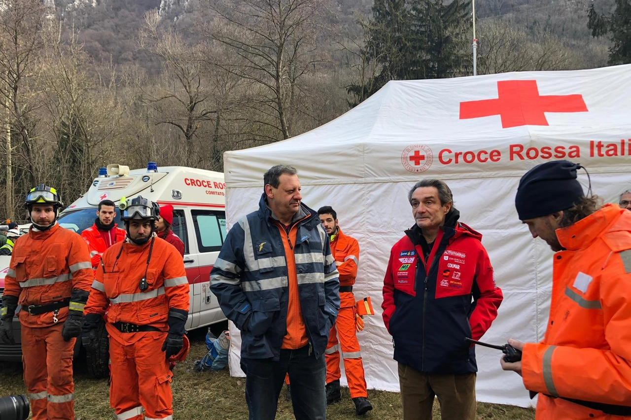 Attilio Fontana fa un sopralluogo in Valganna