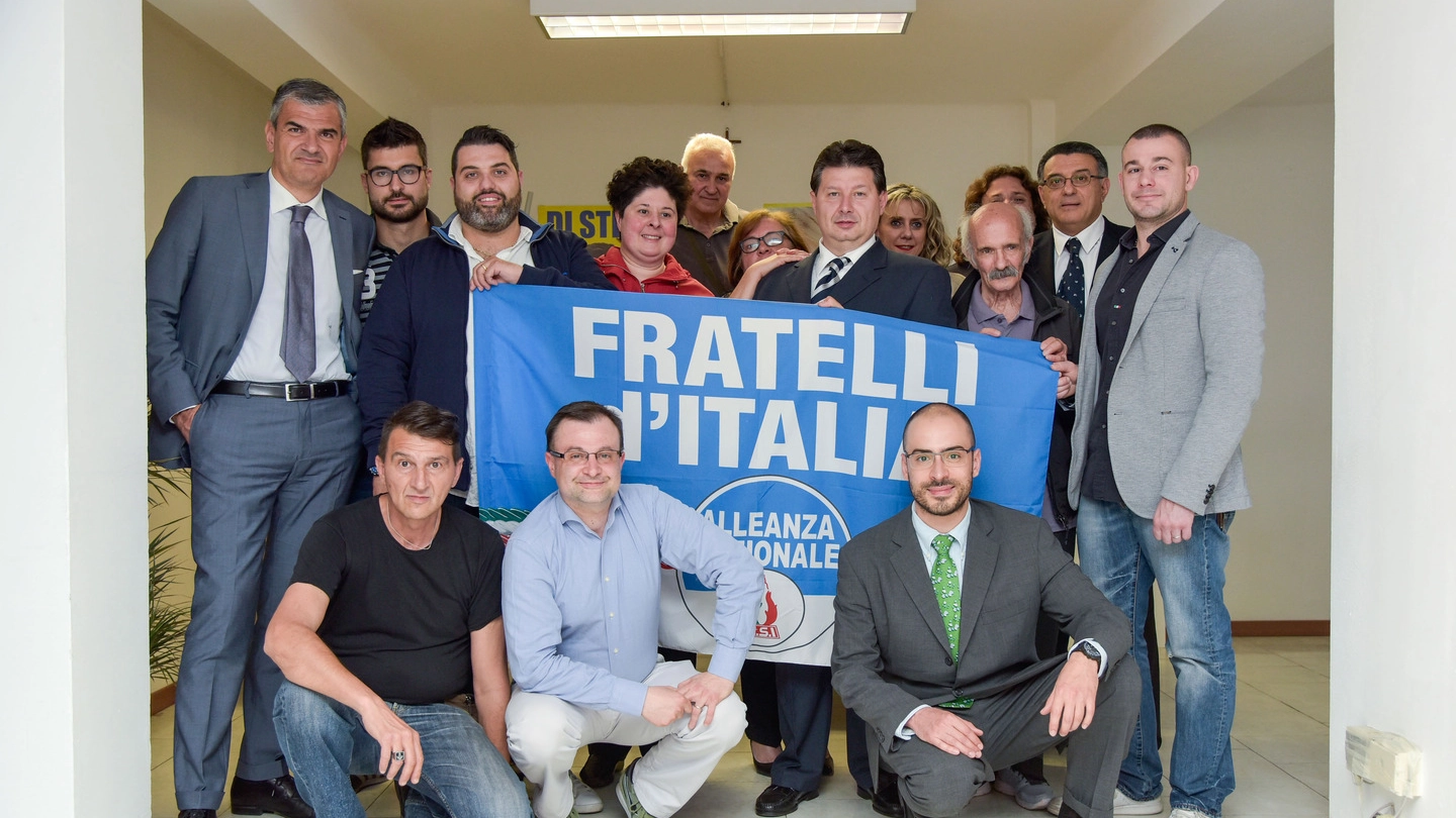 La squadra di Fratelli D'Italia