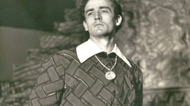 Vittorio Gassman nei panni di Amleto