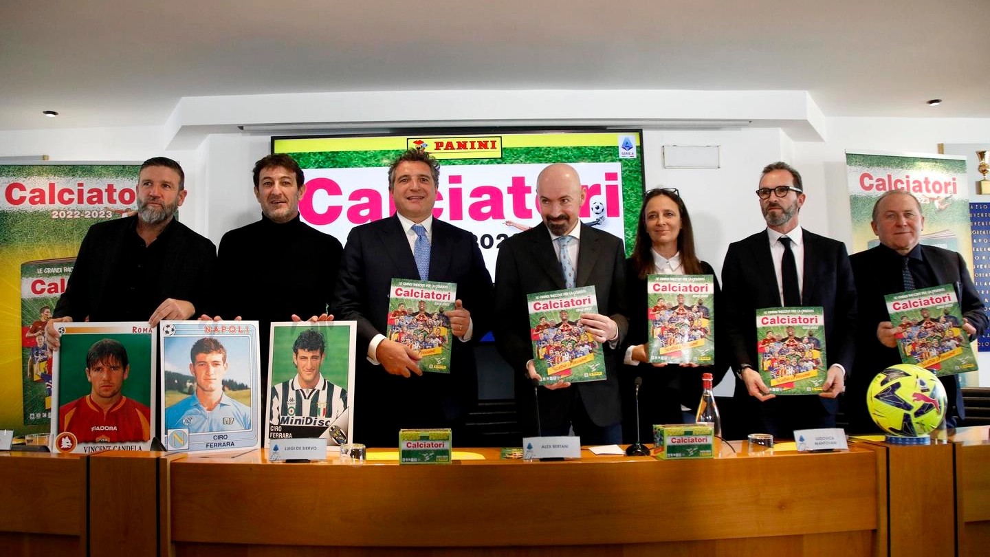 La presentazione della collezione Panini Calciatori 2022-2023
