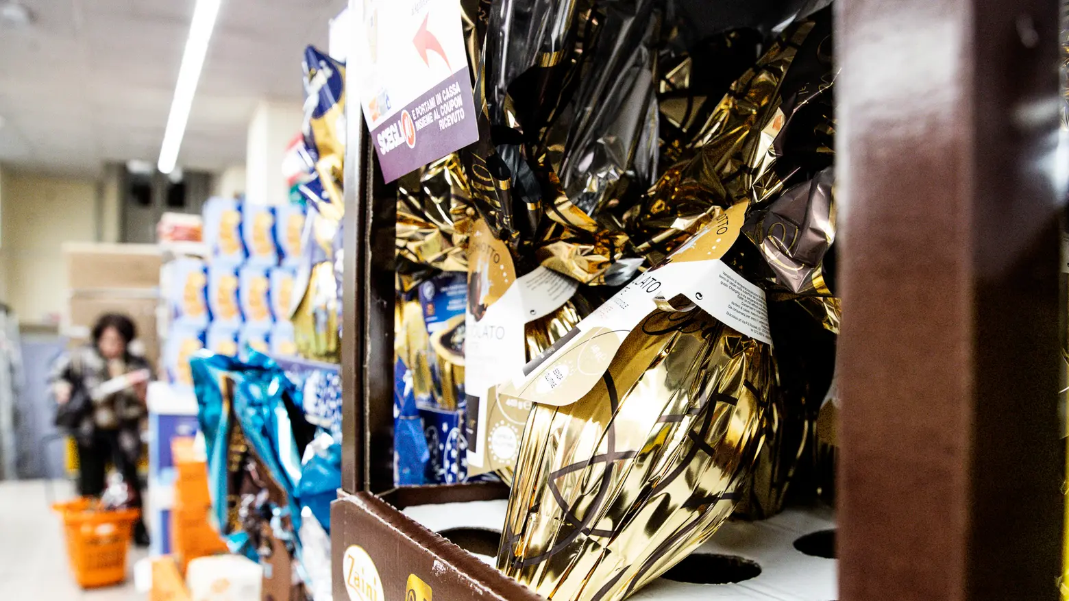Uova di Pasqua al supermercato