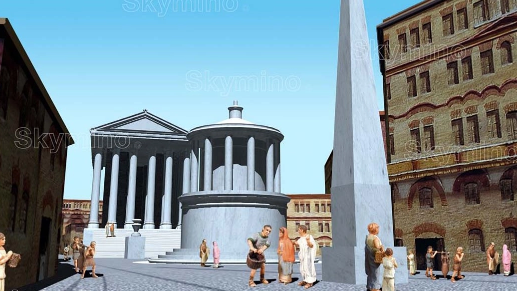 L’attuale Porta Missori, appena  si entrava in città da Porta Romana