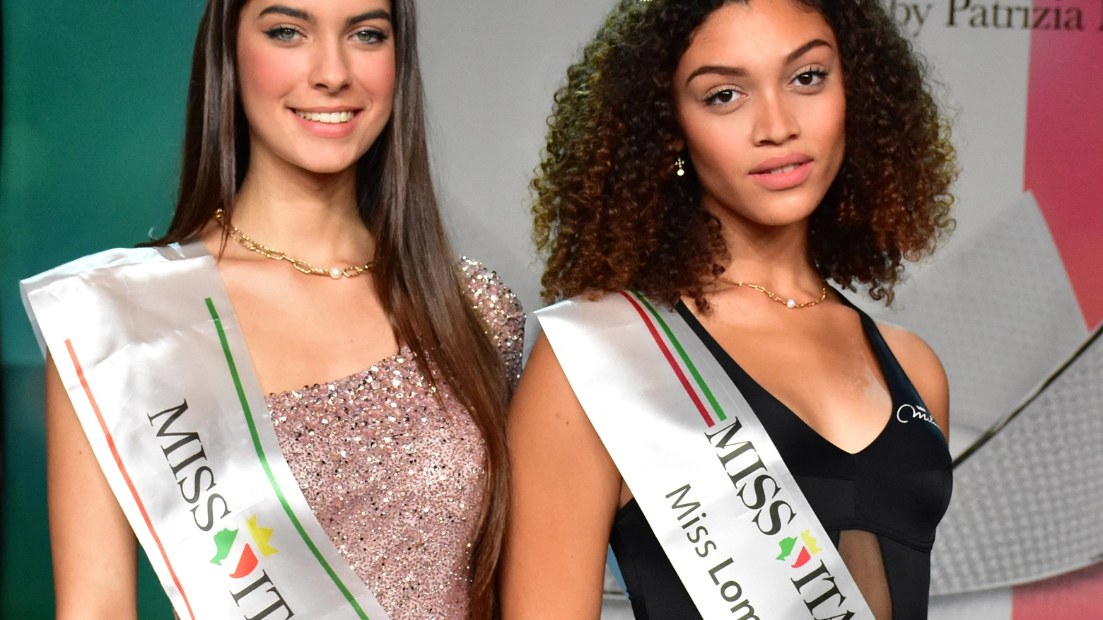 Martina Sambucini, Miss Italia 2020, e Francesca Mamè, Miss Lombardia 2021