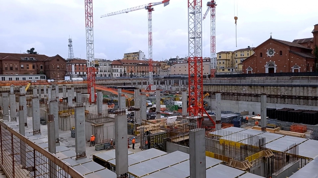 Milano, il cantiere del nuovo Policlinico (Foto Facebook)