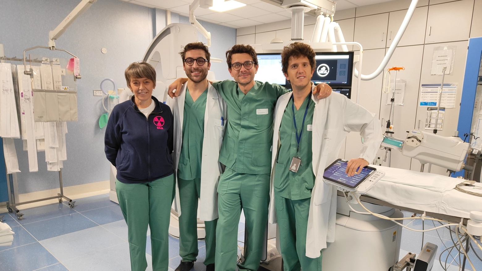 L'equipe che esegue gli interventi per l'emicrania