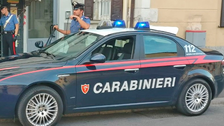L'intervento dei carabinieri (Archivio)