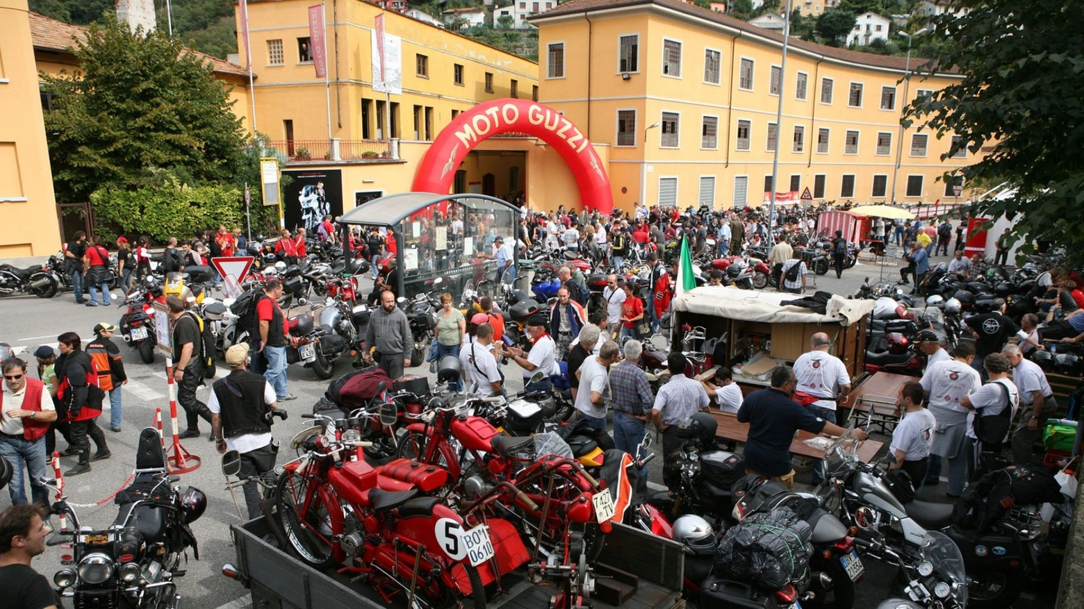 Raduno Moto Guzzi di qualche anno fa