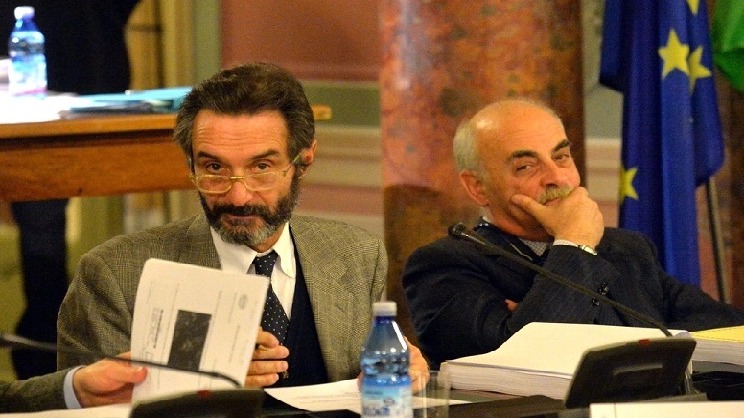 Attilio Fontana e Carlo Baroni in Consiglio comunale
