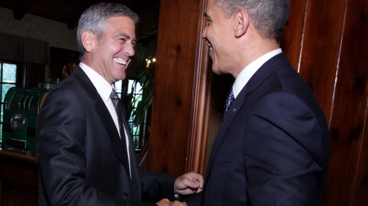 George Clooney e Barack Obama