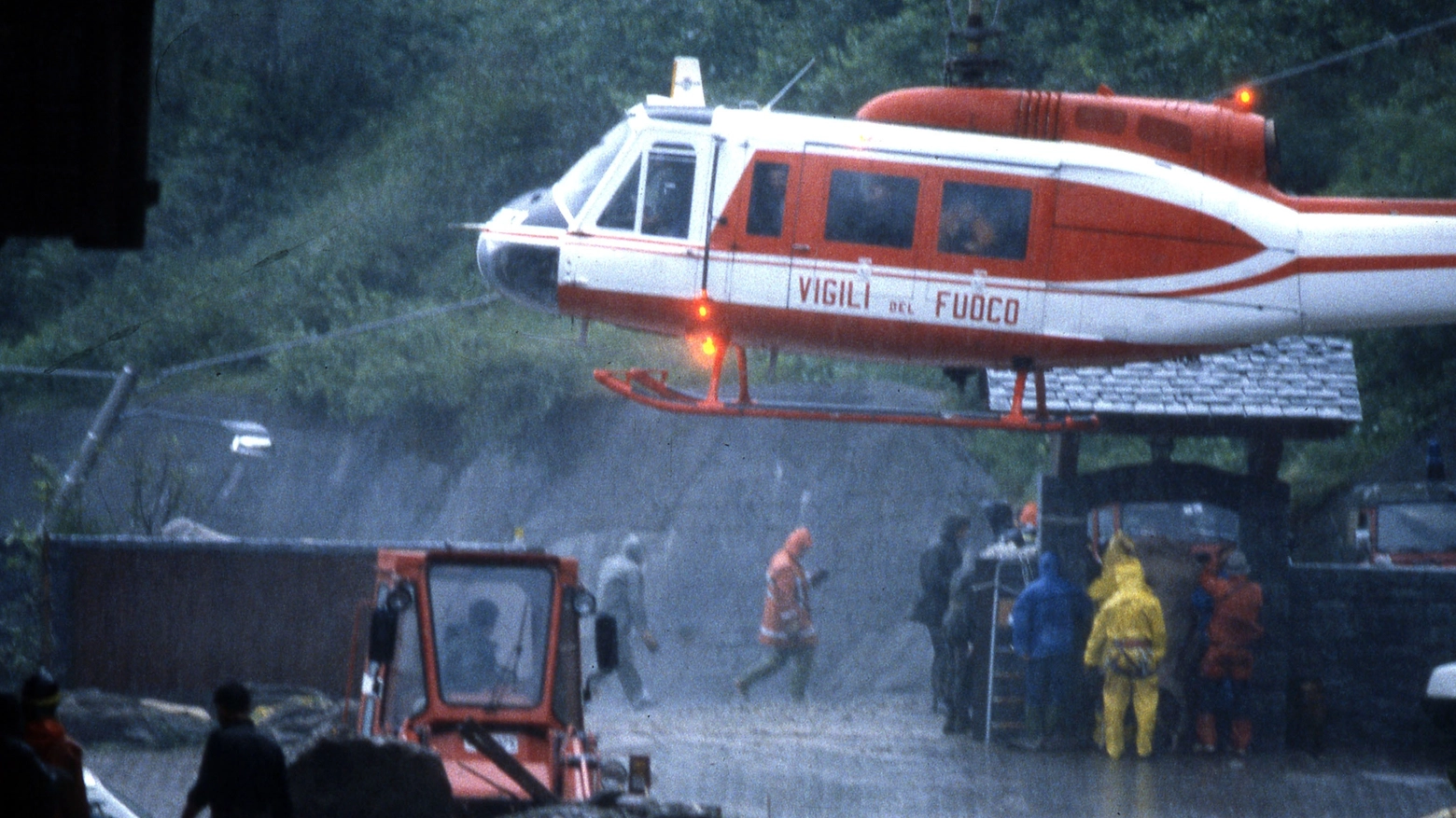 Alluvione in Valtellina nel 1987 
