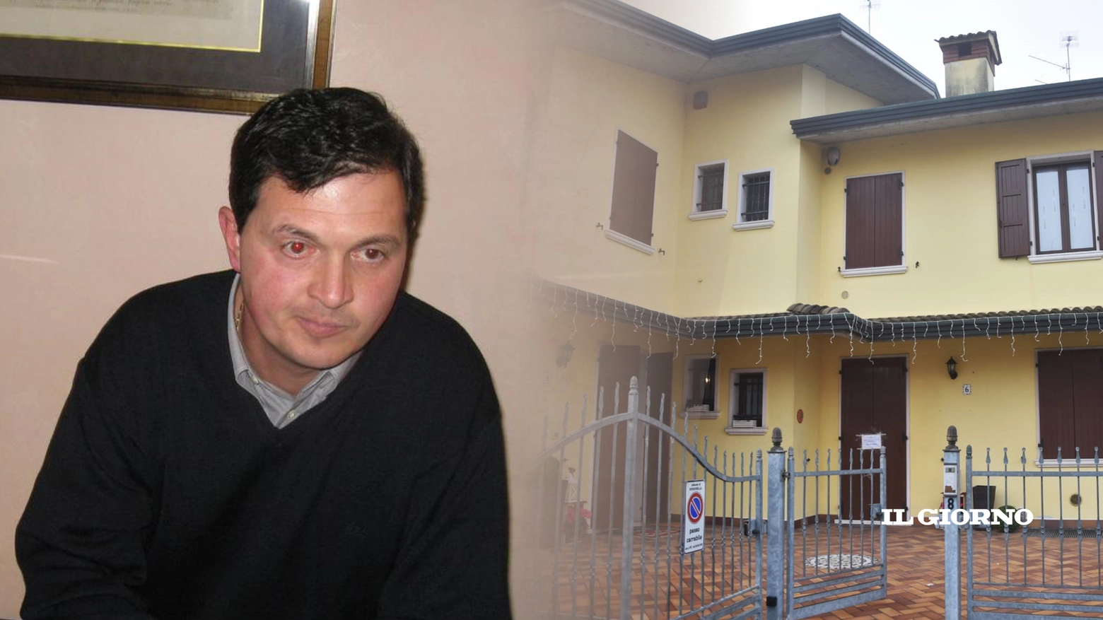 Enrico Zenatti e la casa della 73enne Anna Turina