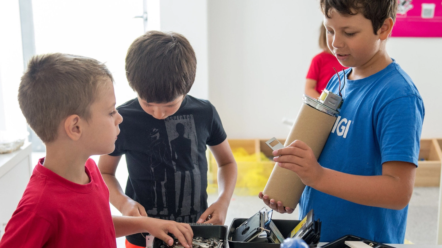 Lo scorso luglio i bambini più piccoli avevano progettato robot nei Tecno Summer Camp