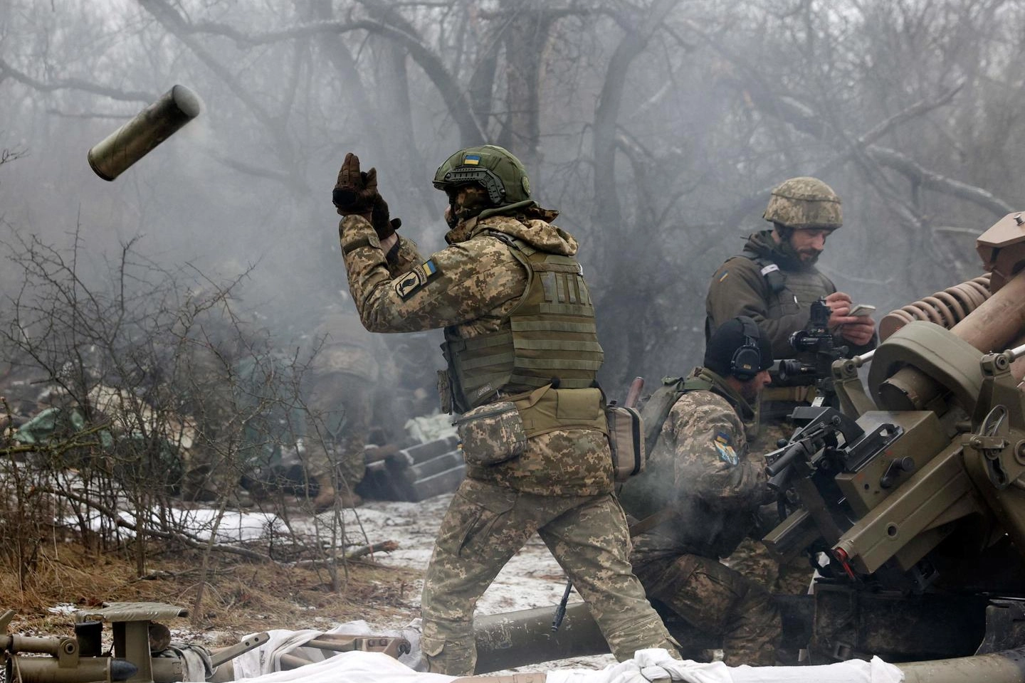 Ucraina, soldati di Kiev (Ansa)