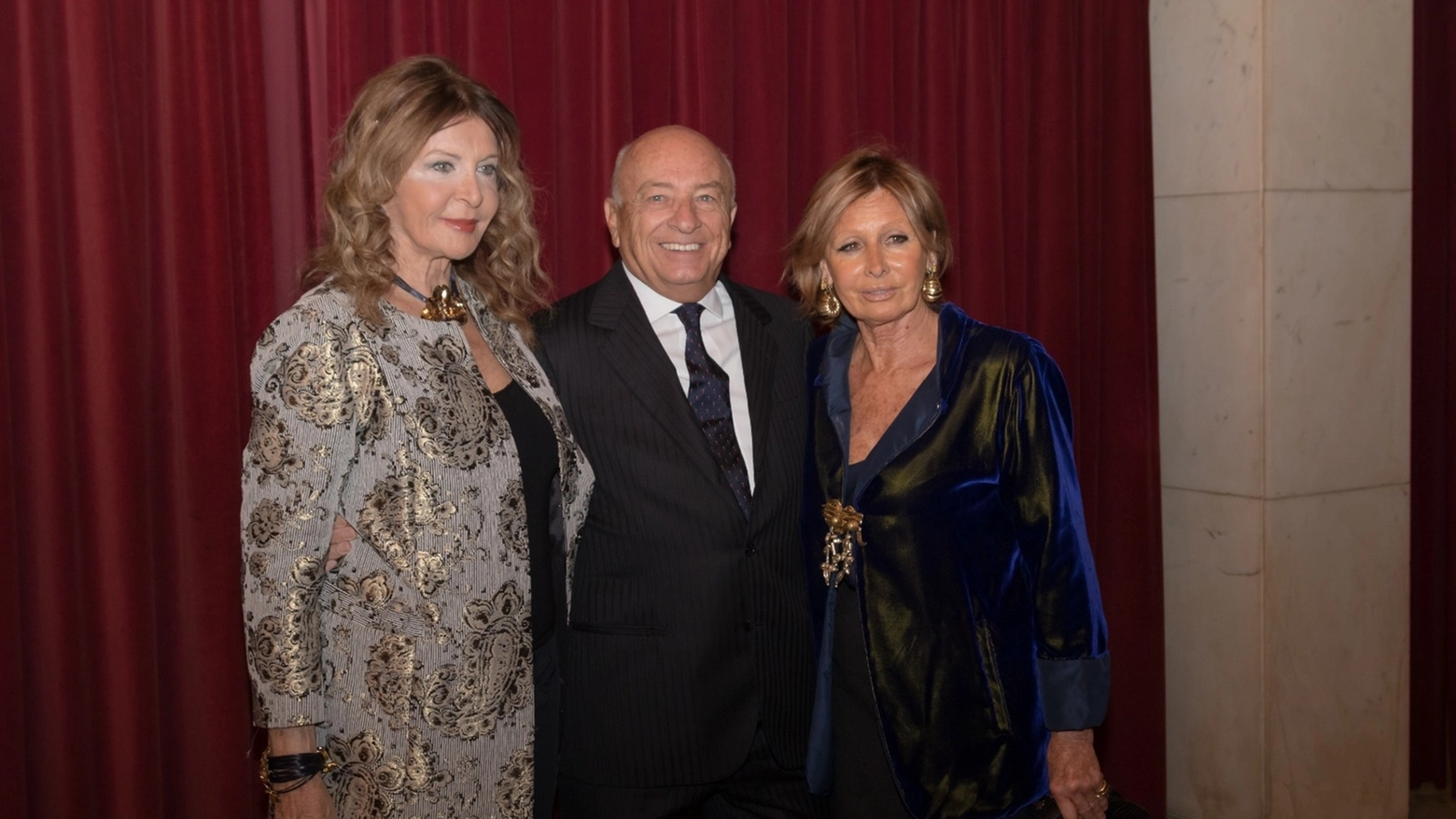 Alberto Rusconi tra la presidente Marialuisa Trussardi e Manuela Consensi Dini Alberto Rusconi tra la presidente Marialuisa Trussardi e Manuela Consensi Dini