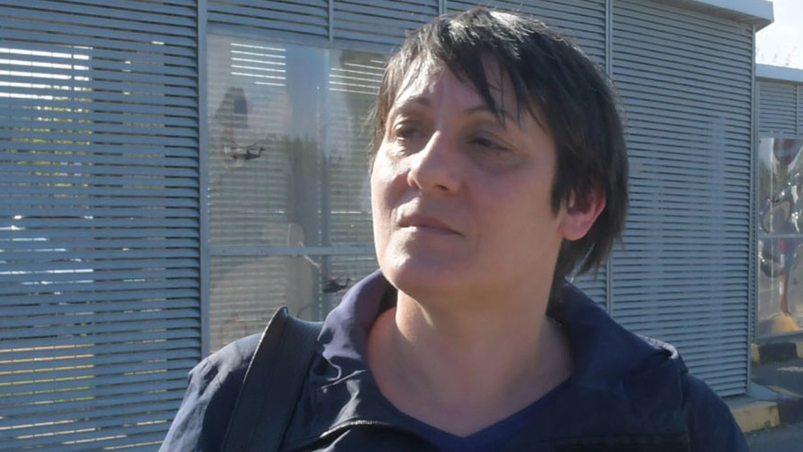 Sabina Bertolini del sindacato di base Sabina Bertolini del sindacato di base